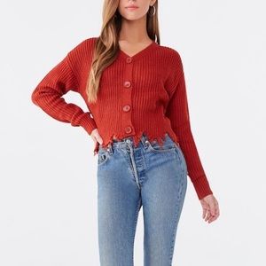 F21 cropped sweater.